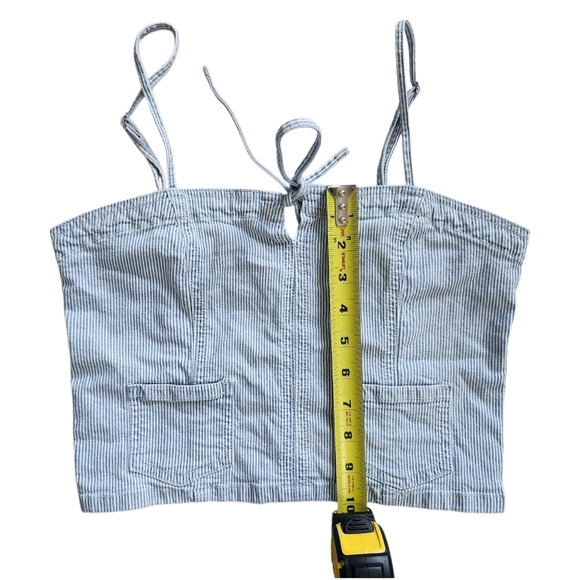 American Eagle Striped Crop Top - Picture 6 of 6